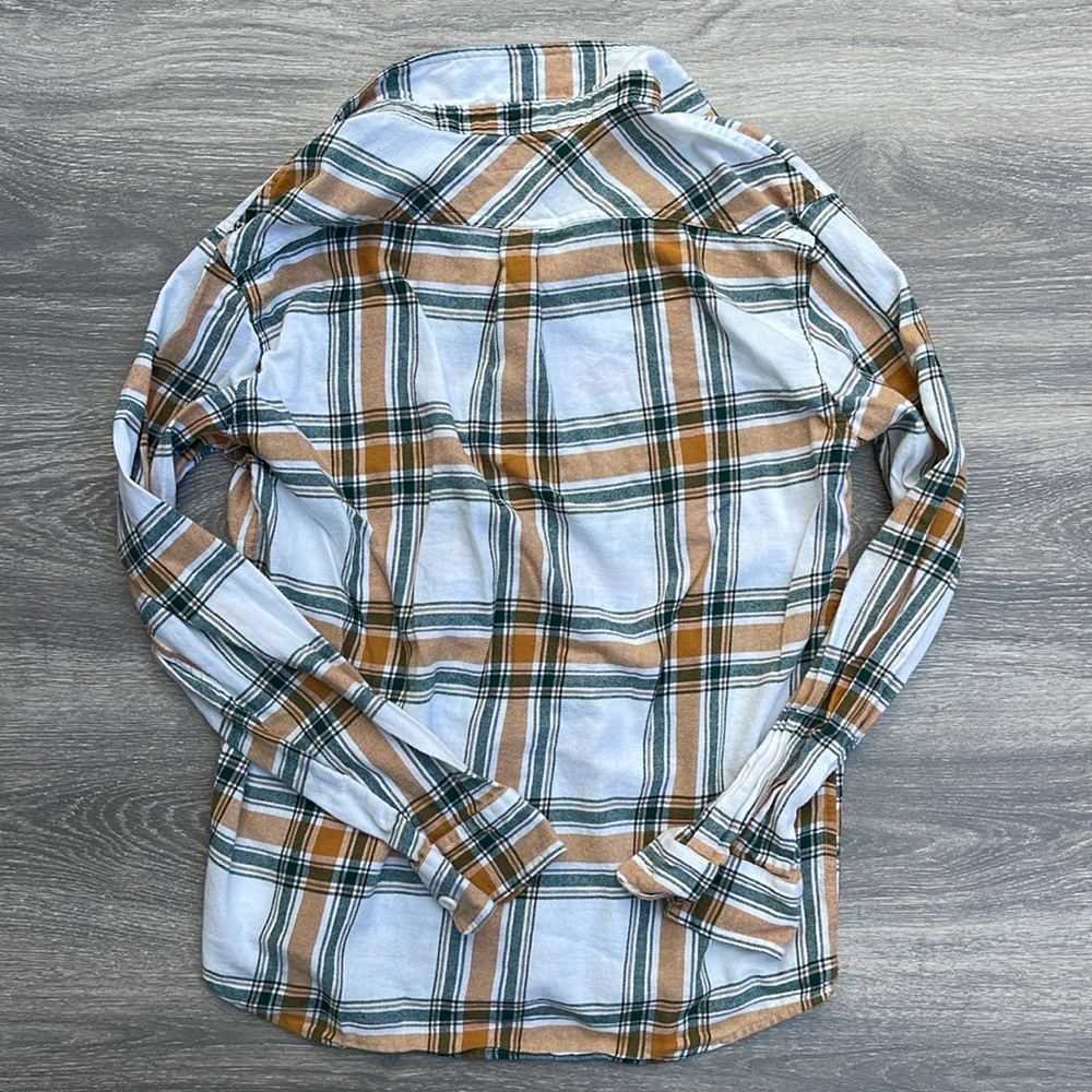 Reef Vaughn Long Sleeve Flannel Shirt, marshmallow multi - Picture 8 of 8